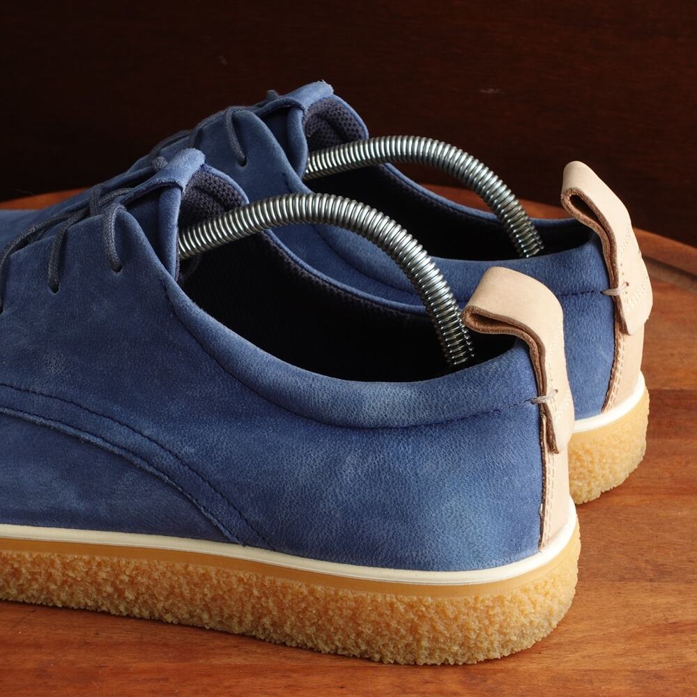 Ecco Sneakers Mens Size EU 44 US 10 Blue CrepeTray Comfort Walking Casual Shoes - Picture 8 of 15